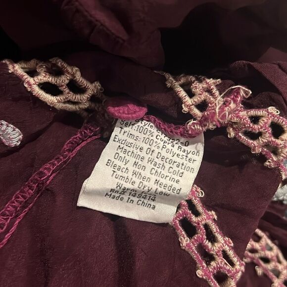 Johnny Was Carmen Button-Up Blouse in Jam, NWT, Size L - Picture 11 of 16